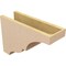 Ekena Millwork 6"W x 18"D x 12"H Classic Asheboro Rough Cedar Woodgrain TimberThane Corbel, Primed Tan CORUR06X18X12ASHRCPR - alternate 4